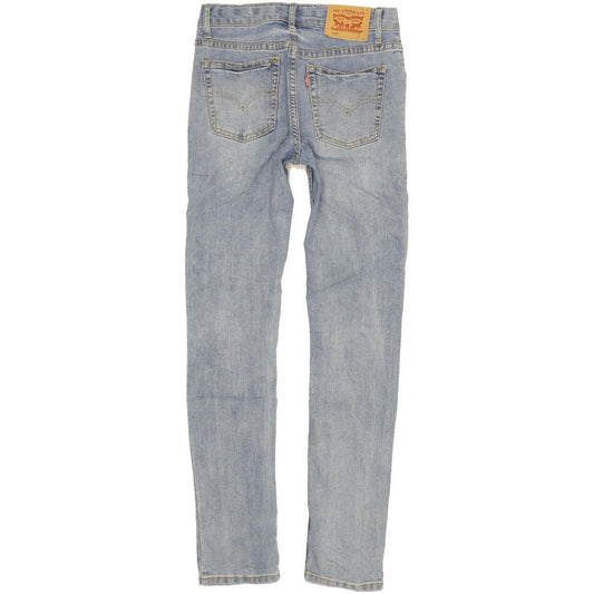 Levi's 510 Kids Blue Skinny Slim Stretch Jeans W26 L29