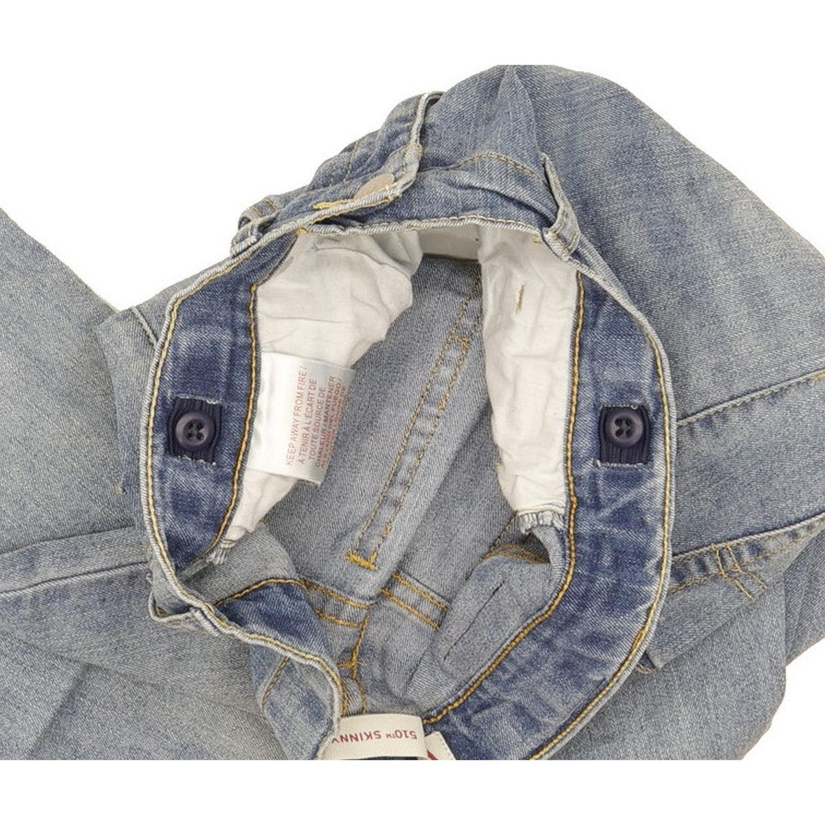 Levi's 510 Kids Blue Skinny Slim Stretch Jeans W26 L29