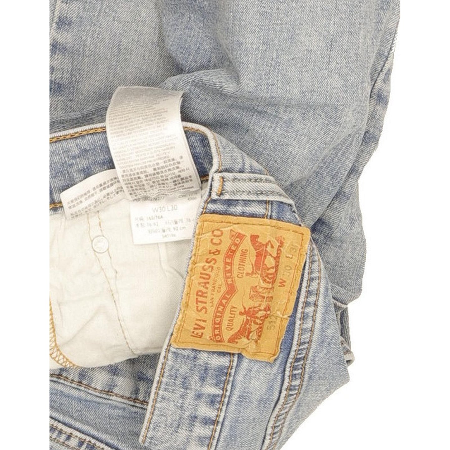 Levi's 512 Men Blue Tapered Slim Stretch Jeans W30 L28