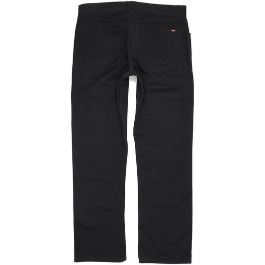 Mustang Men Black Straight Regular Jeans W35 L32