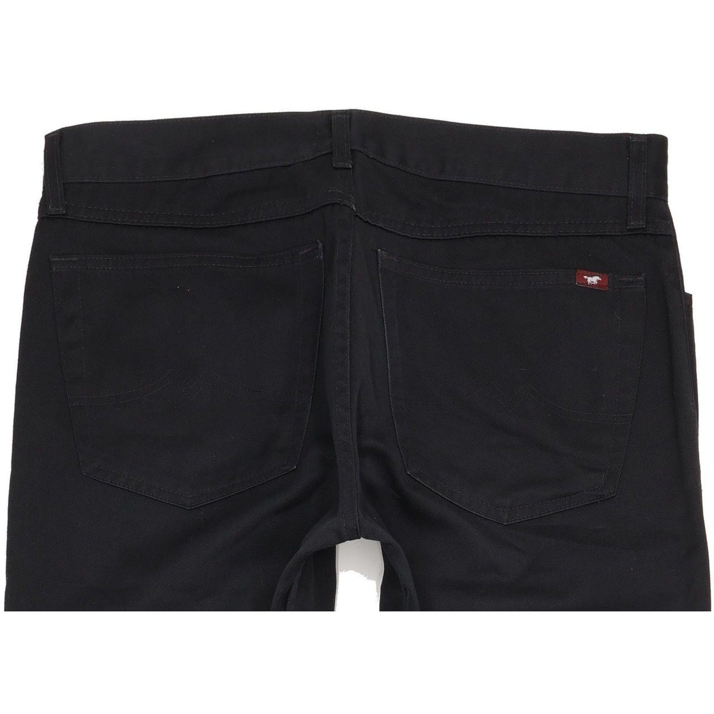 Mustang Men Black Straight Regular Jeans W35 L32