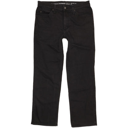 Mustang Tramper Men Black Straight Slim Stretch Jeans W33 L30