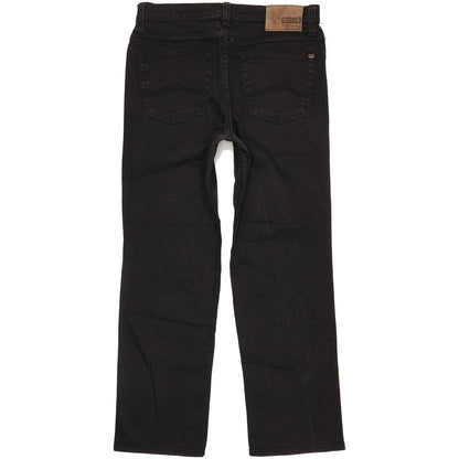Mustang Tramper Men Black Straight Slim Stretch Jeans W33 L30