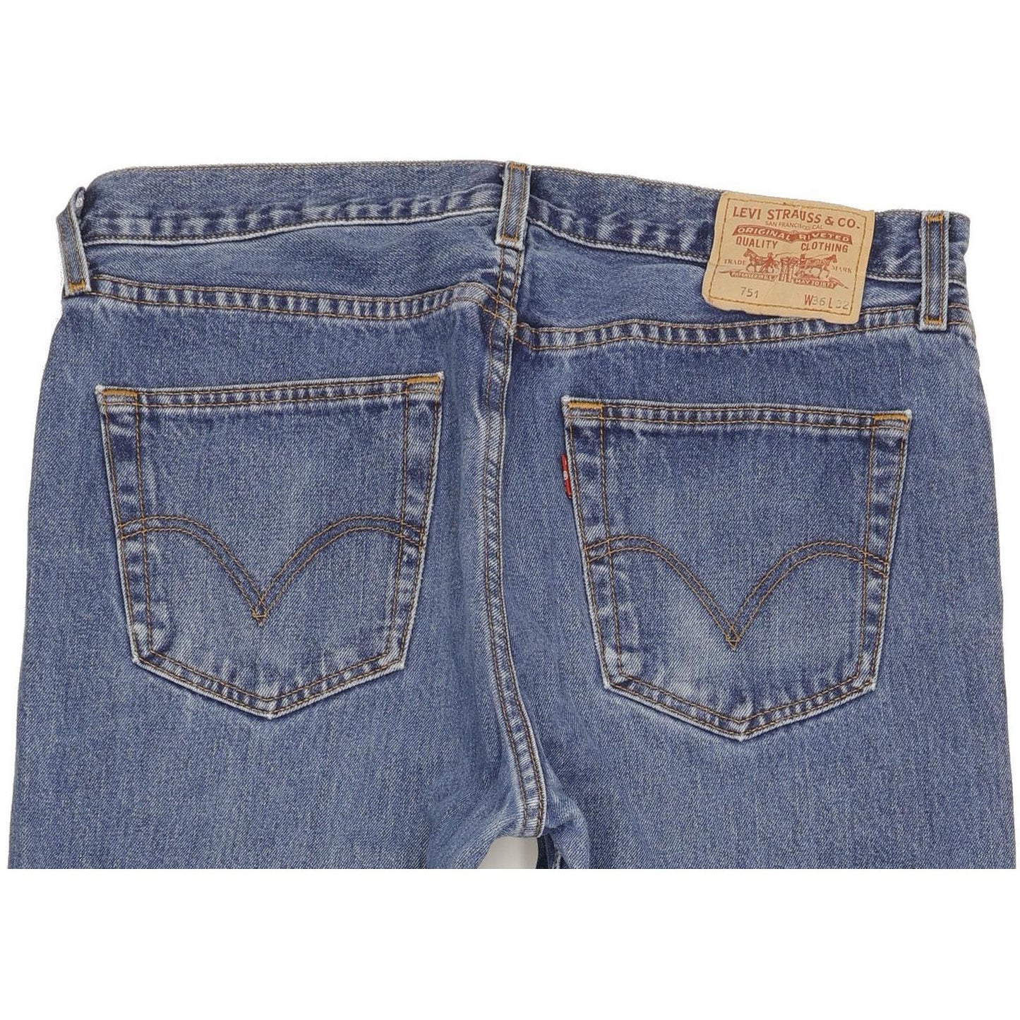 Levi's 751 Men Blue Straight Regular Jeans W36 L32