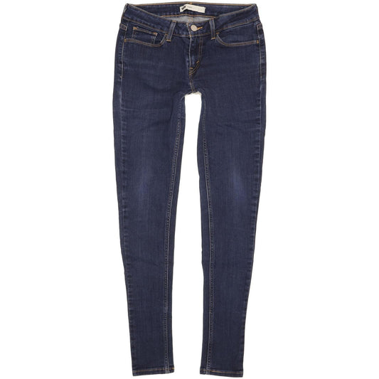 Levi's Women Blue Skinny Slim Stretch Jeans W28 L31