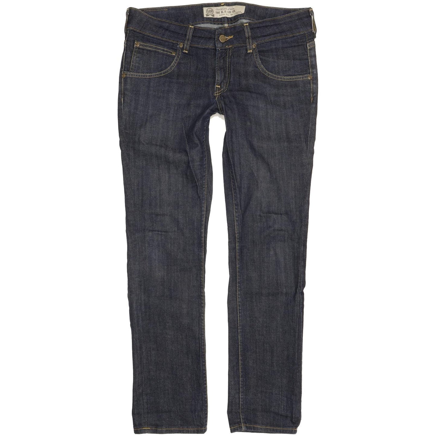Lee Amy Women Navy Straight Slim Stretch Jeans W31 L30