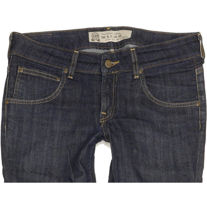Lee Amy Women Navy Straight Slim Stretch Jeans W31 L30