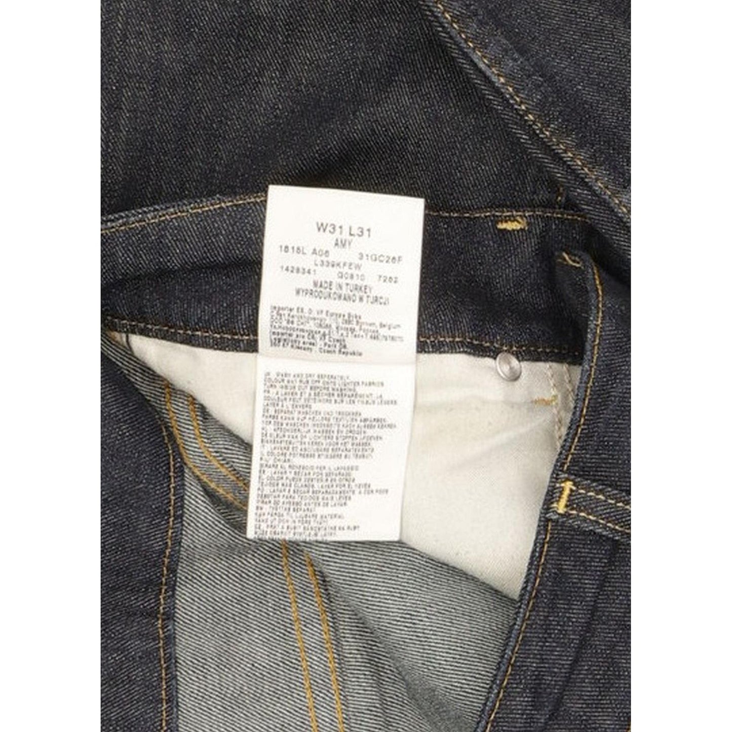 Lee Amy Women Navy Straight Slim Stretch Jeans W31 L30