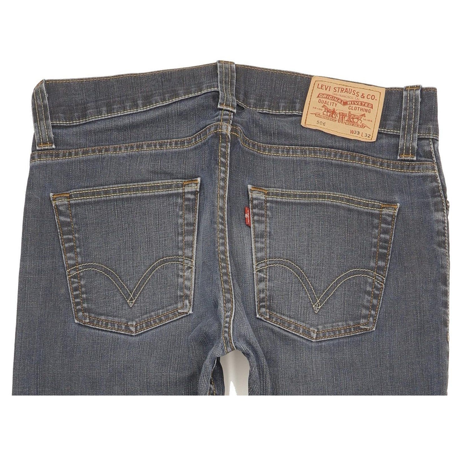 Levi's 506 Men Blue Straight Regular Jeans W33 L31