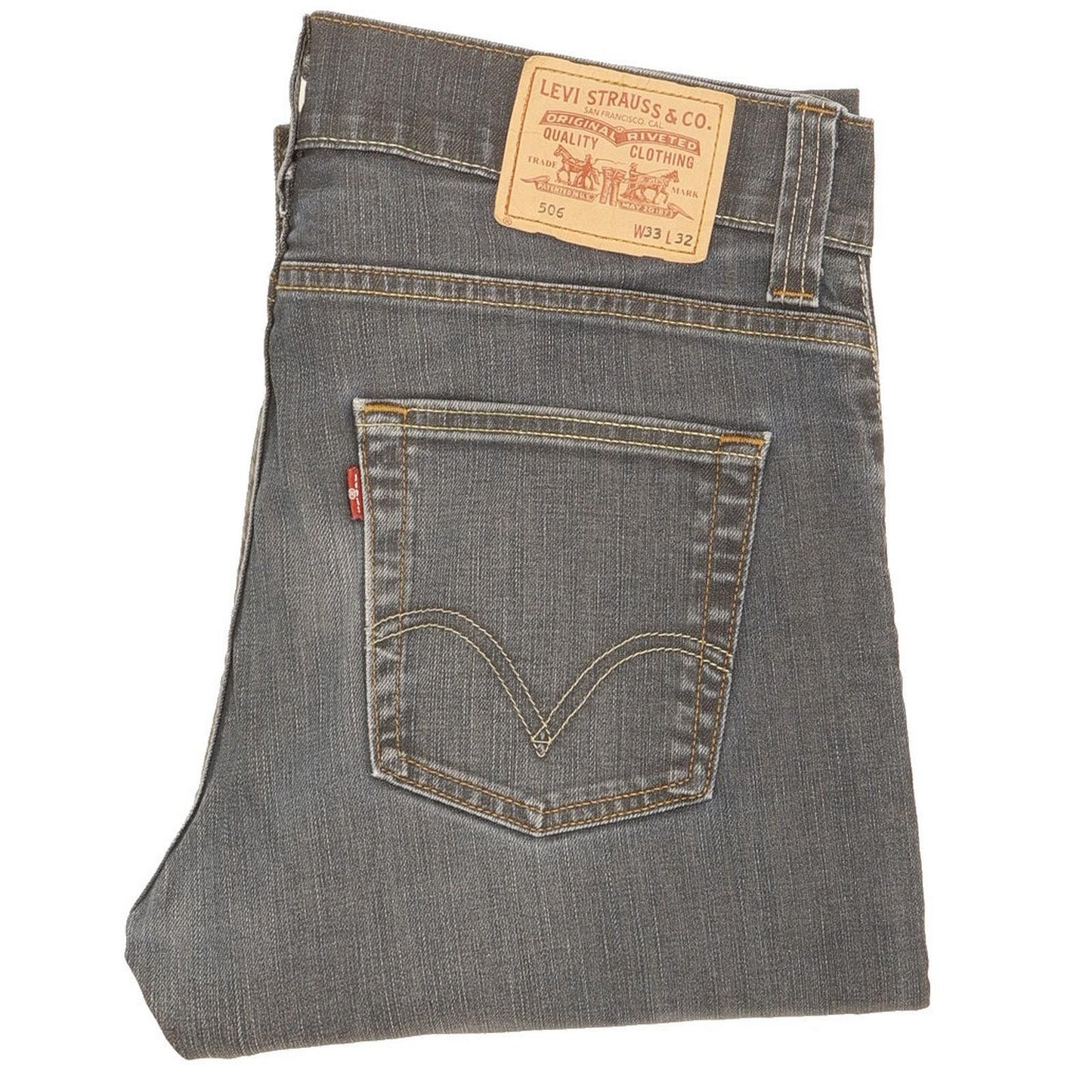 Levi's 506 Men Blue Straight Regular Jeans W33 L31