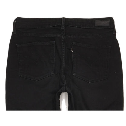 Levi's Demi Curve Women Black Straight Classic Stretch Jeans W29 L33
