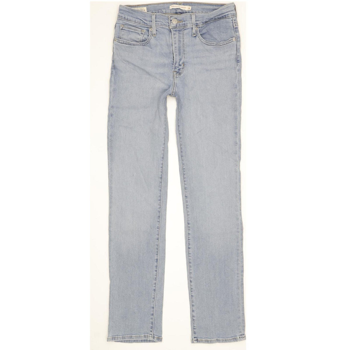 Levi's 724 Women Blue Straight Slim Stretch Jeans W28 L30
