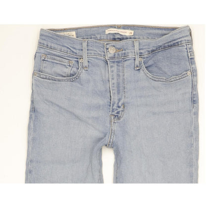 Levi's 724 Women Blue Straight Slim Stretch Jeans W28 L30