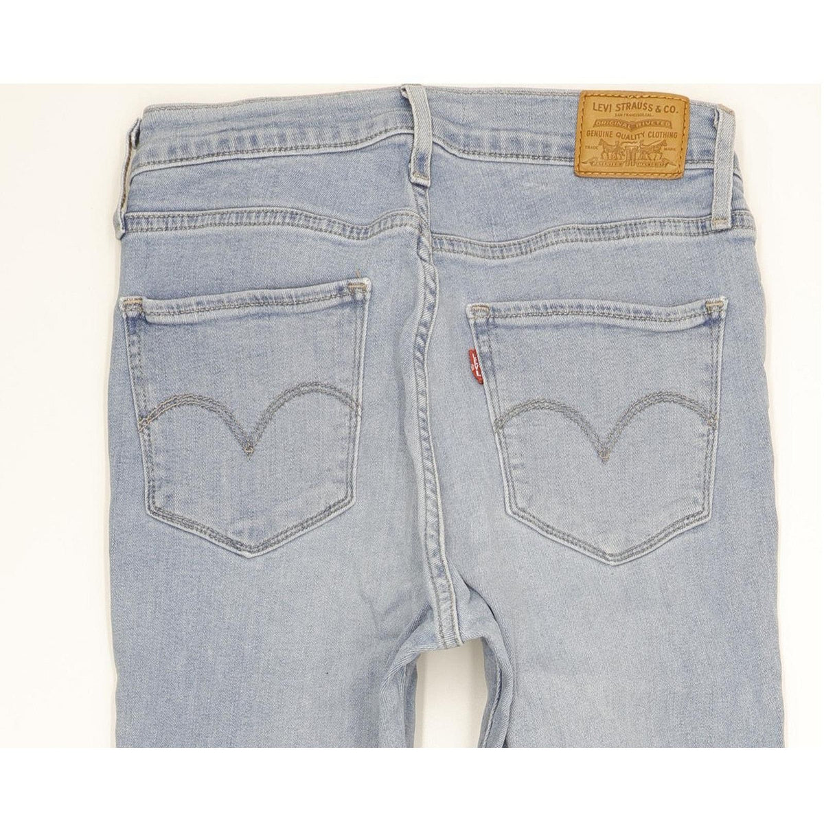 Levi's 724 Women Blue Straight Slim Stretch Jeans W28 L30