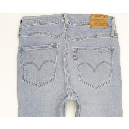 Levi's 724 Women Blue Straight Slim Stretch Jeans W28 L30