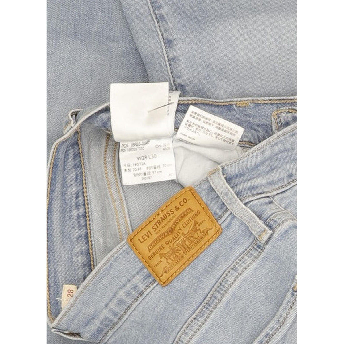 Levi's 724 Women Blue Straight Slim Stretch Jeans W28 L30