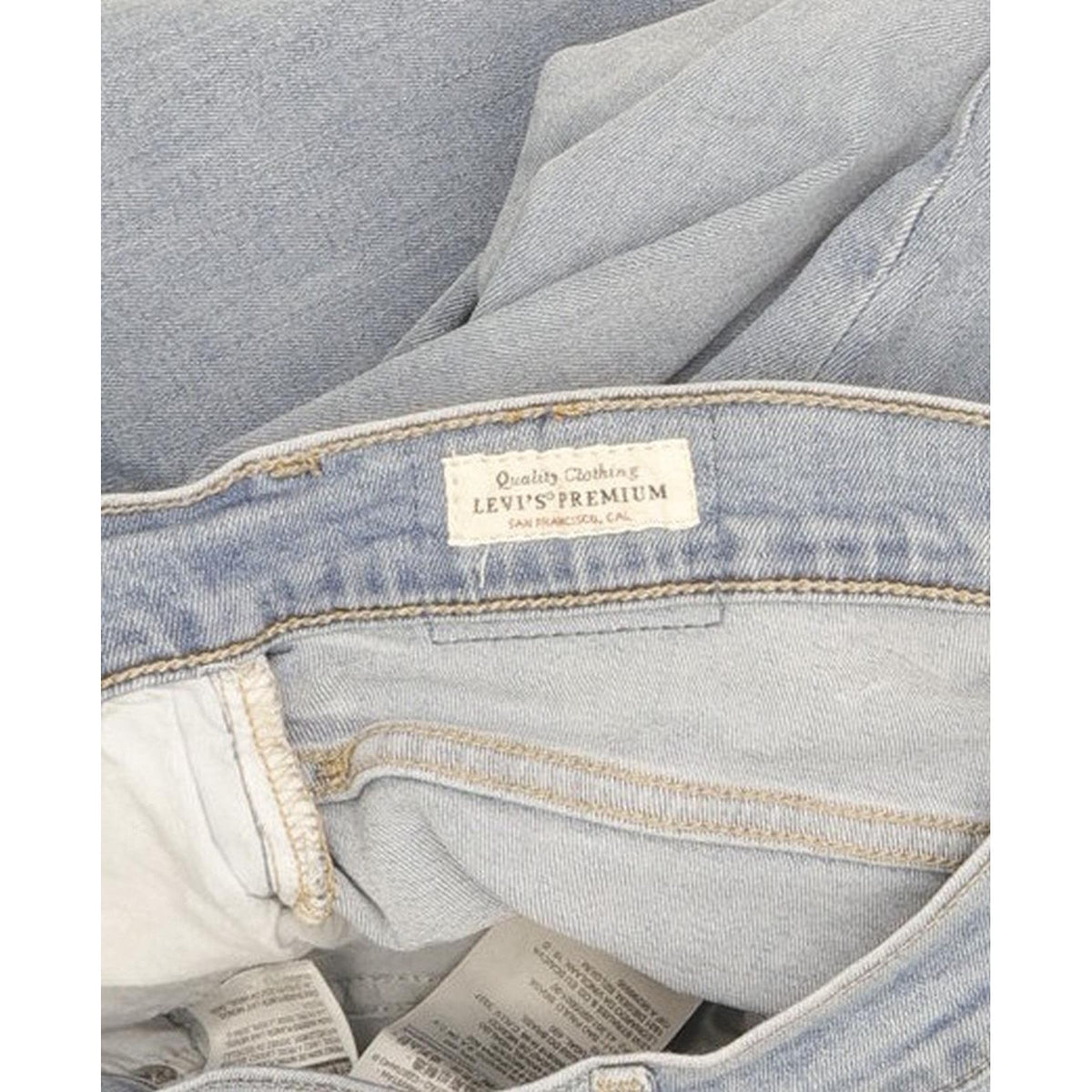 Levi's 724 Women Blue Straight Slim Stretch Jeans W28 L30