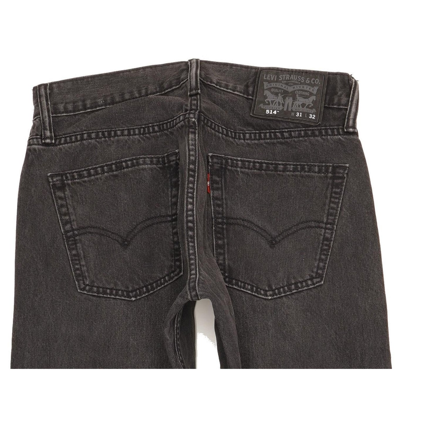 Levi's 514 Men Black Straight Slim Jeans W31 L31