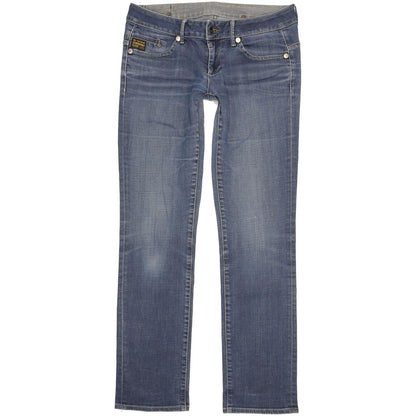 G-Star Midge Women Blue Straight Slim Stretch Jeans W31 L33