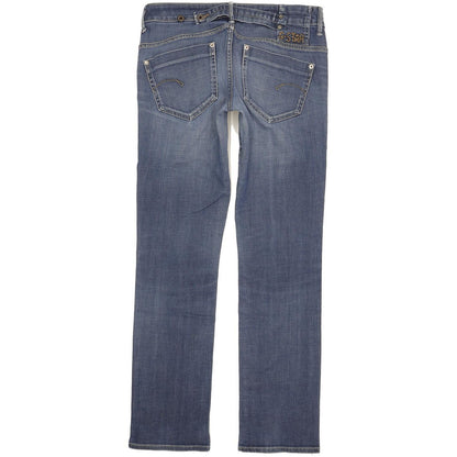 G-Star Midge Women Blue Straight Slim Stretch Jeans W31 L33