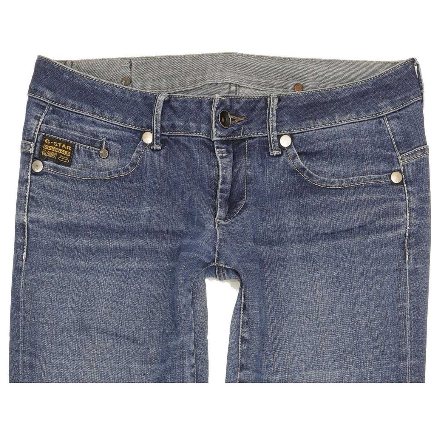 G-Star Midge Women Blue Straight Slim Stretch Jeans W31 L33