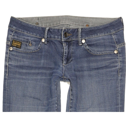 G-Star Midge Women Blue Straight Slim Stretch Jeans W31 L33