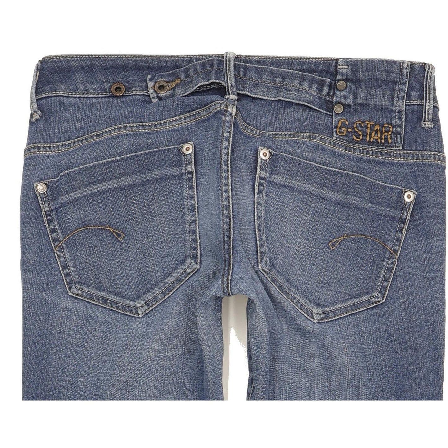G-Star Midge Women Blue Straight Slim Stretch Jeans W31 L33