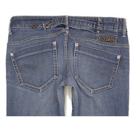 G-Star Midge Women Blue Straight Slim Stretch Jeans W31 L33