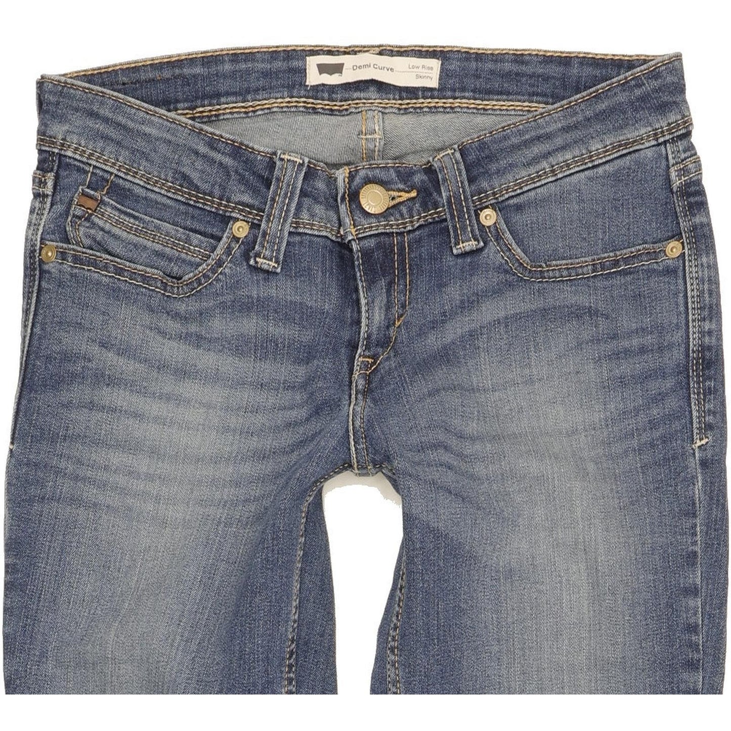 Levi's Demi Curve Women Blue Skinny Slim Stretch Jeans W27 L31