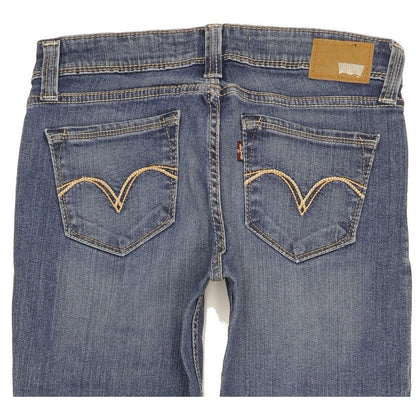 Levi's Demi Curve Women Blue Skinny Slim Stretch Jeans W27 L31
