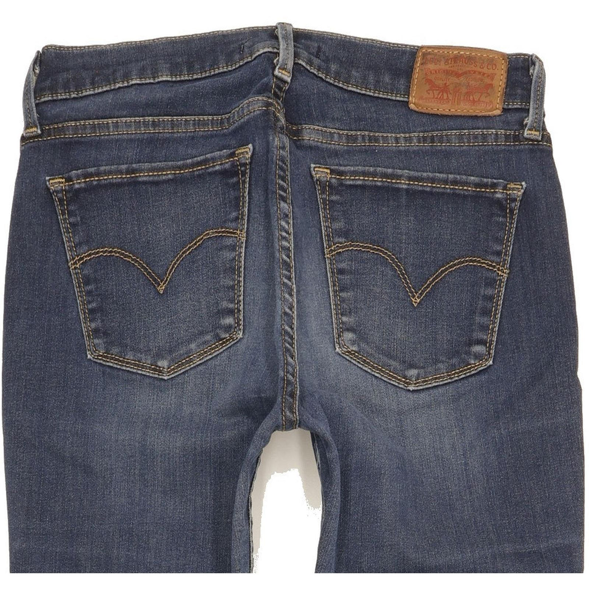 Levi's 710 Super Women Blue Skinny Slim Stretch Jeans W28 L32