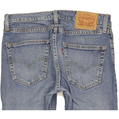 Levi's 511 Men Blue Straight Slim Jeans W30 L30