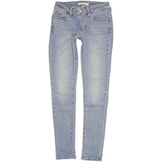 Levi's 711 Women Blue Skinny Slim Jeans W26 L30