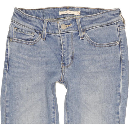 Levi's 711 Women Blue Skinny Slim Jeans W26 L30