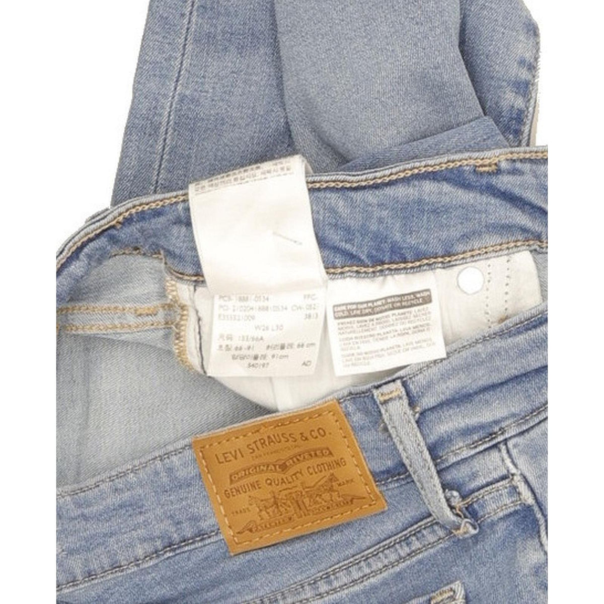 Levi's 711 Women Blue Skinny Slim Stretch Jeans W26 L29