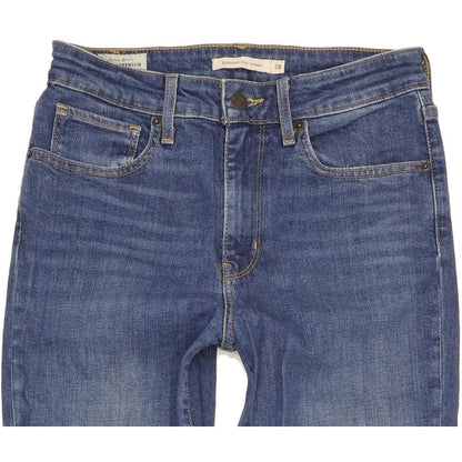 Levi's 721 Women Blue Skinny Slim Stretch Jeans W28 L34