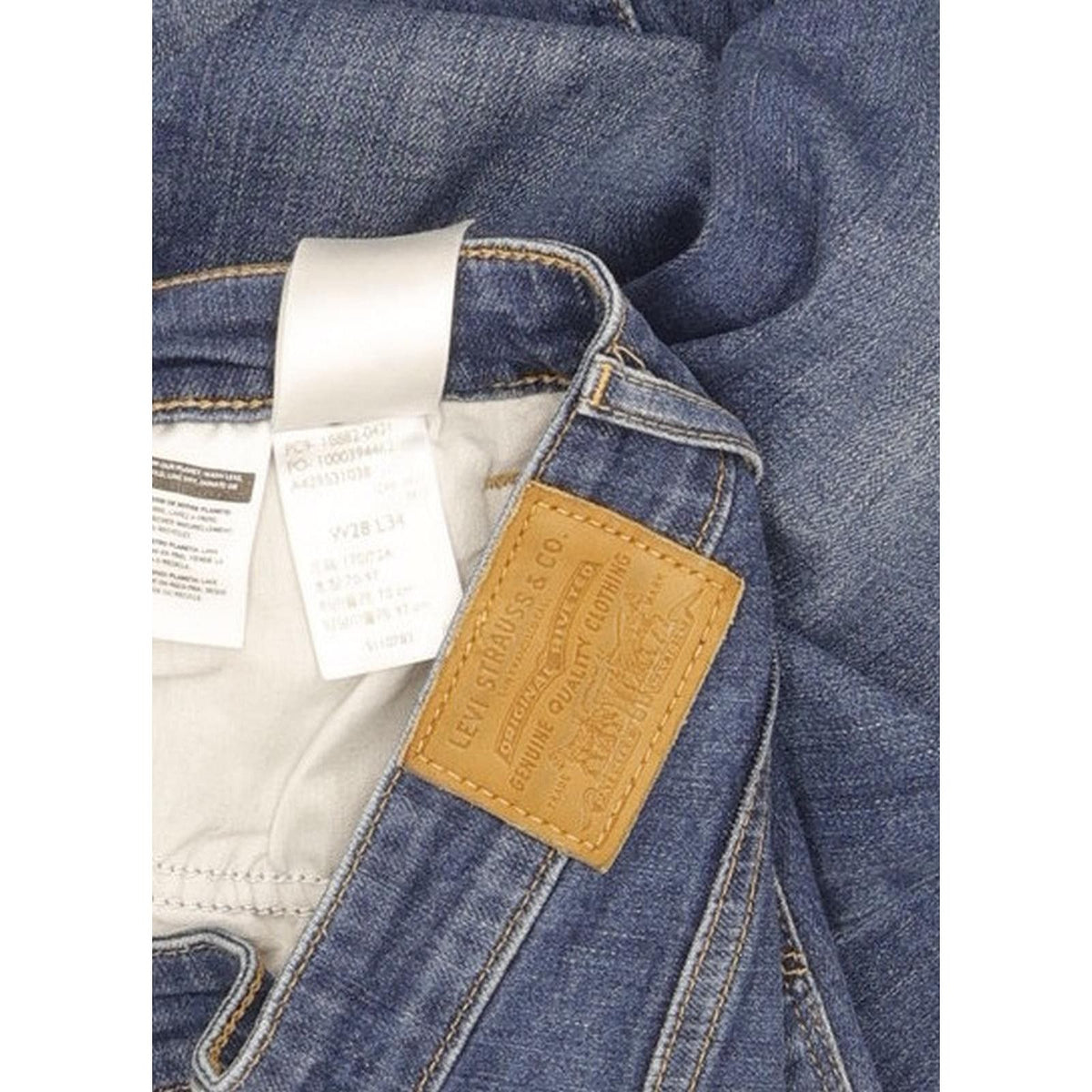 Levi's 721 Women Blue Skinny Slim Stretch Jeans W28 L34