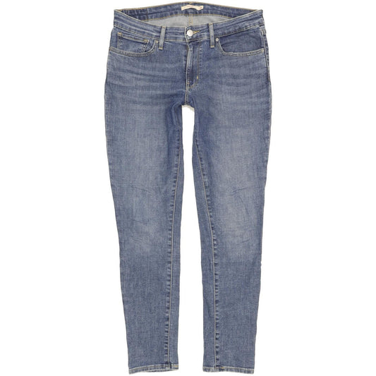 Levi's 711 Women Blue Skinny Slim Stretch Jeans W30 L30
