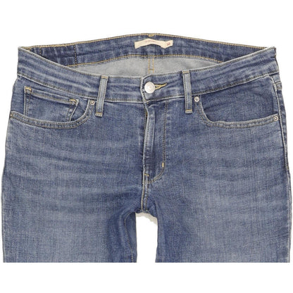 Levi's 711 Women Blue Skinny Slim Stretch Jeans W30 L30
