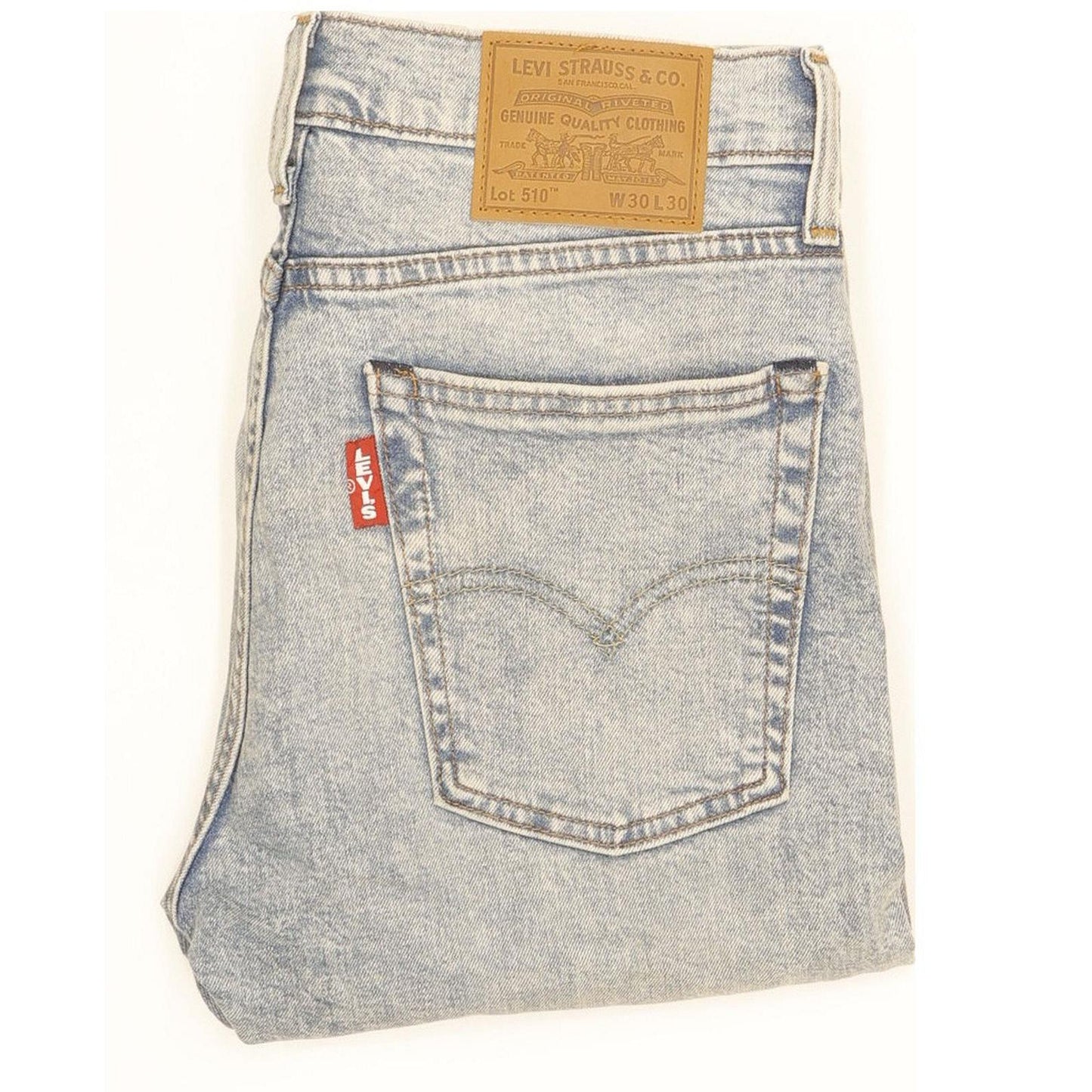 Levi's 510 Men Blue Skinny Slim Stretch Jeans W30 L29