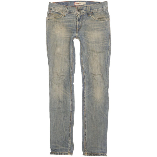 Levi's 511 Men Blue Straight Slim Jeans W30 L32