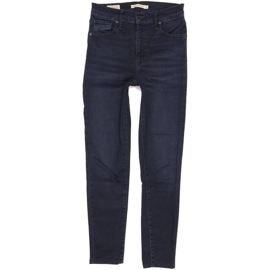 Levi's Mile Women Navy Skinny Slim Stretch Jeans W26 L27
