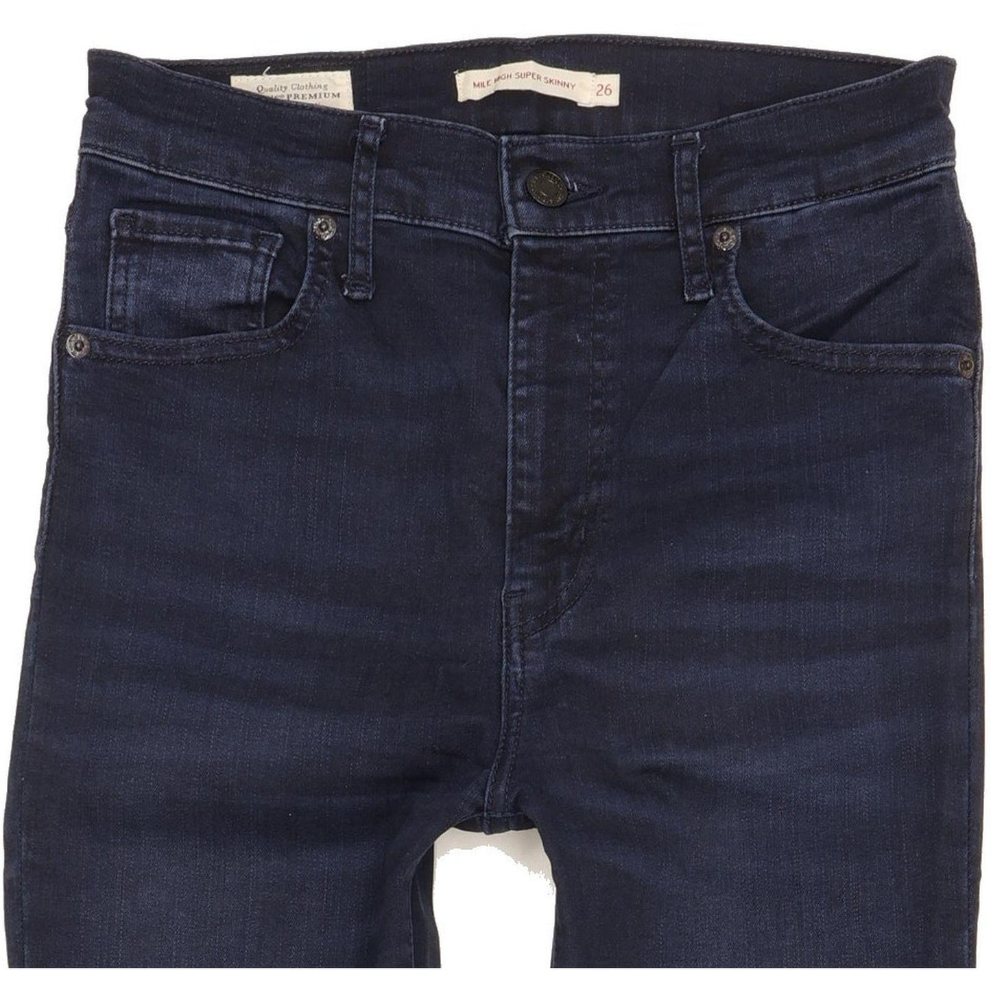 Levi's Mile Women Navy Skinny Slim Stretch Jeans W26 L27