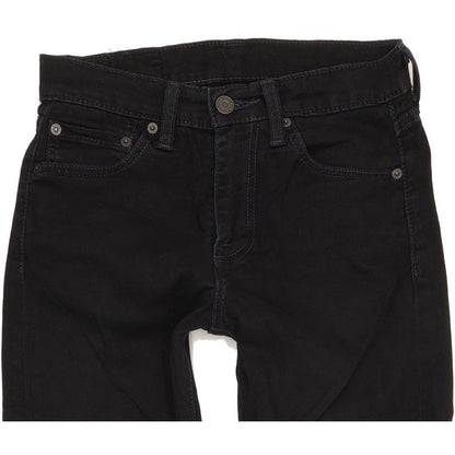 Levi's 510 Men Black Skinny Slim Stretch Jeans W28 L31