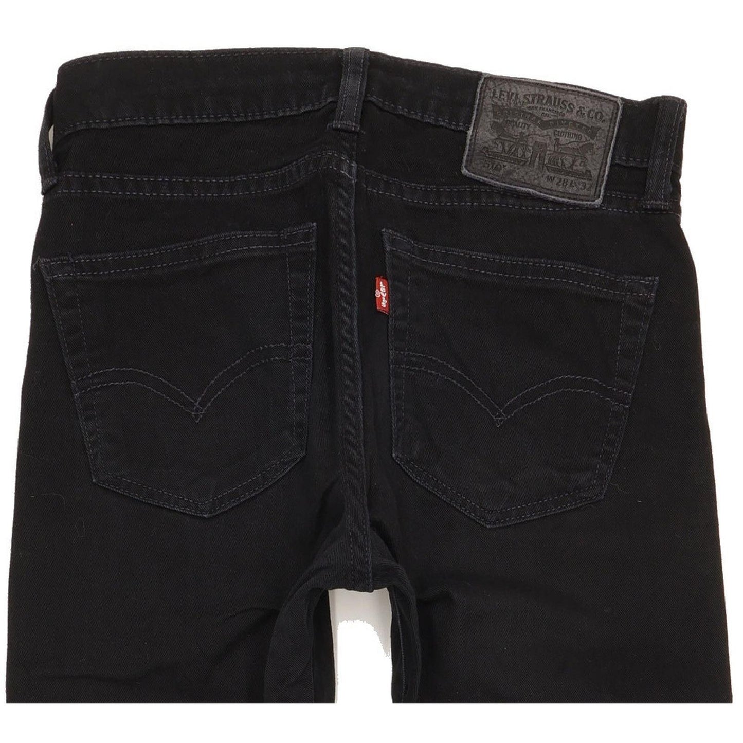 Levi's 510 Men Black Skinny Slim Stretch Jeans W28 L31