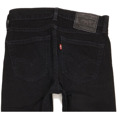 Levi's 510 Men Black Skinny Slim Stretch Jeans W28 L31