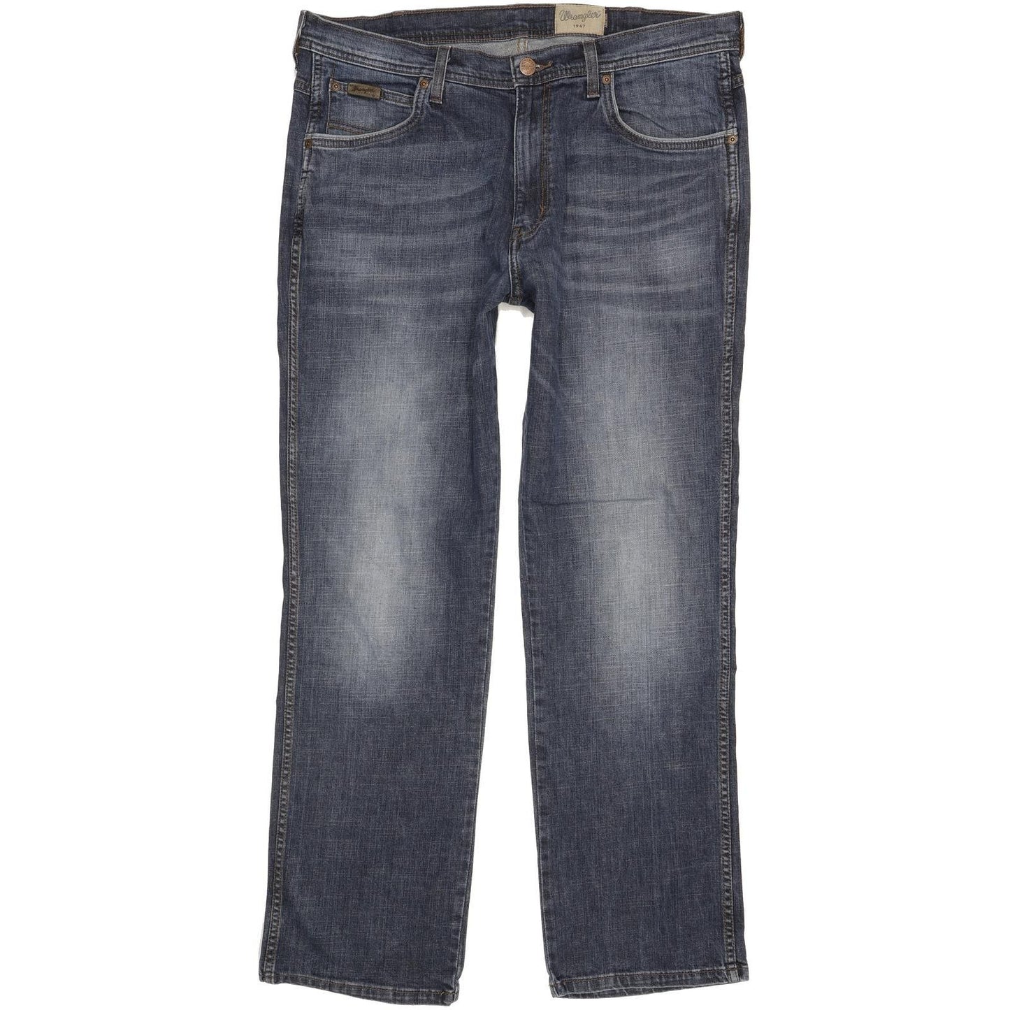 Wrangler Arizona Men Blue Straight Regular Stretch Jeans W38 L31