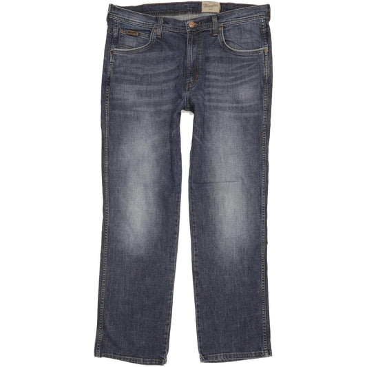 Wrangler Arizona Men Blue Straight Regular Stretch Jeans W38 L31