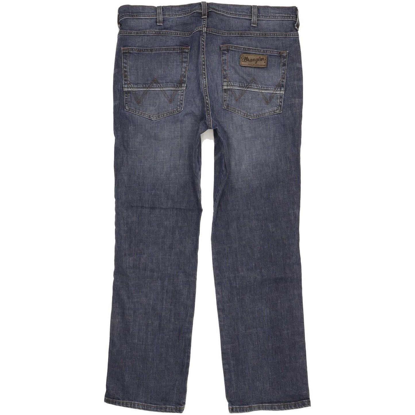 Wrangler Arizona Men Blue Straight Regular Stretch Jeans W38 L31