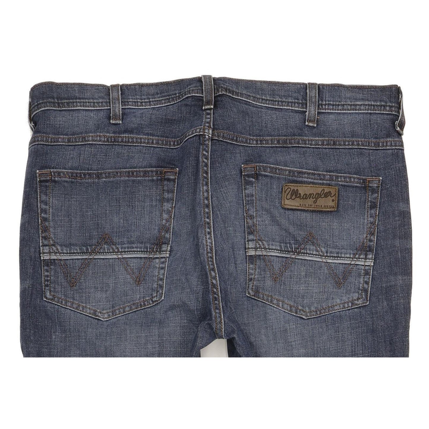 Wrangler Arizona Men Blue Straight Regular Stretch Jeans W38 L31